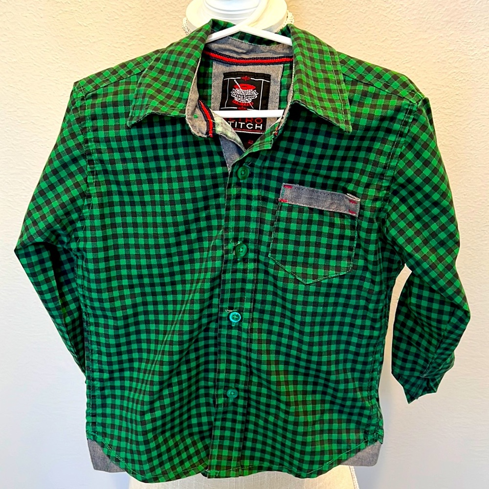 Boys Plaid Shirt